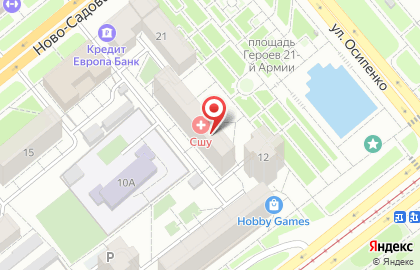 Авиакомпания Узбекистон Хаво Йуллари на Ново-Садовой улице на карте