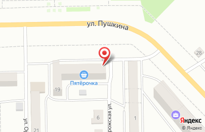 Магазин автозапчастей на улице Пушкина на карте