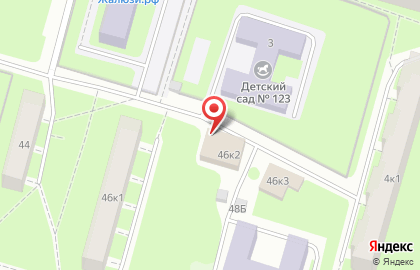 Газораспределительная организация ПетербургГаз на Новороссийской улице на карте