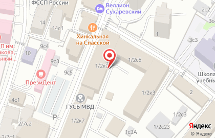 Главное управление собственной безопасности МВД России на карте