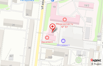 Клиника семейной медицины Эвкалипт на  Путиловской улице на карте