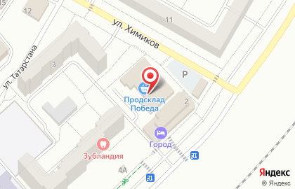 Торговый центр Победа на улице Габдуллы Тукая на карте