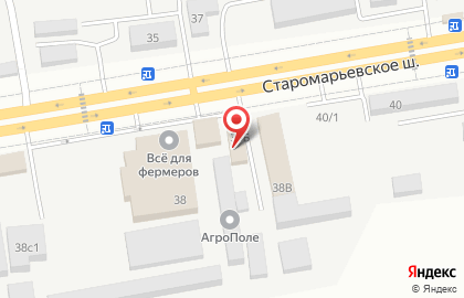 Торговая компания ОКНА на Старомарьевском шоссе на карте