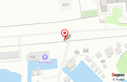 Яхт-клуб Чкаловец в Советском районе на карте