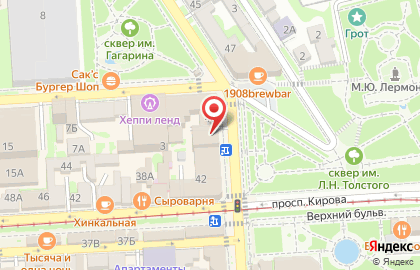 Коллегия адвокатов Дзалаев и партнеры на улице Дзержинского на карте