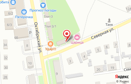Автомагазин ПитСтоп на Северной улице на карте