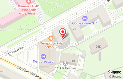 Центр лазерной эпиляции ProLaser - ул. Рентгена, 19 ст1 на карте