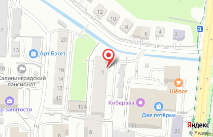 Калининграднефтестрой на карте