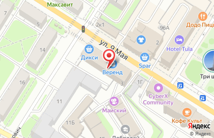 Магазин сотовой связи Мобильный мир на улице 9 Мая, 3 на карте