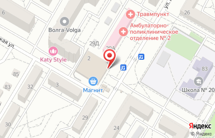 Аптечный пункт ФармИнвест в Краснооктябрьском районе на карте
