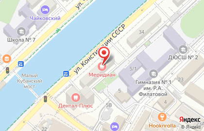 Мособлбанк на улице Конституции СССР на карте