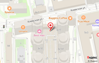 Салон красоты Ажур на Смоленской улице на карте