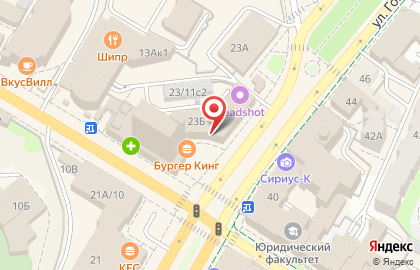 Телекоммуникационная компания МТС на улице Гончарова на карте