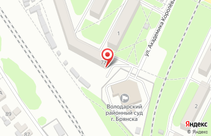 Участковый пункт полиции на улице Володарского на карте