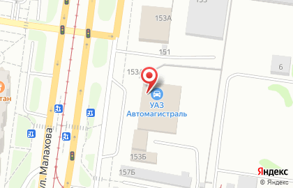 Автосалон УАЗ в Барнауле на карте