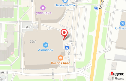 Ресторан Планета Суши на Московском шоссе в Серпухове на карте