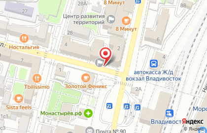 Банкомат Примсоцбанк в Фрунзенском районе на карте