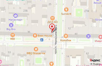 Магазин Икра и Рыба на улице Чайковского на карте