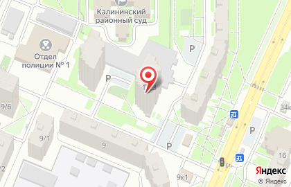 Сапсан в Калининском районе на карте