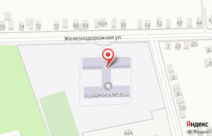 Средняя общеобразовательная школа №9 в Ростове-на-Дону на карте