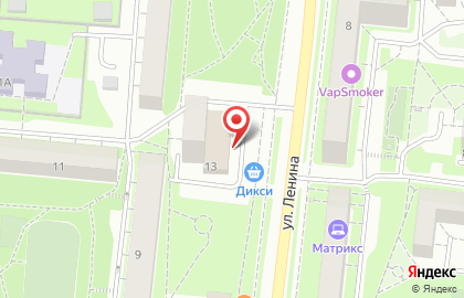 Магазин игрушек и канцтоваров на улице Ленина на карте
