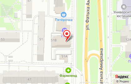 Компания АстраКлимат в Ново-Савиновском районе на карте