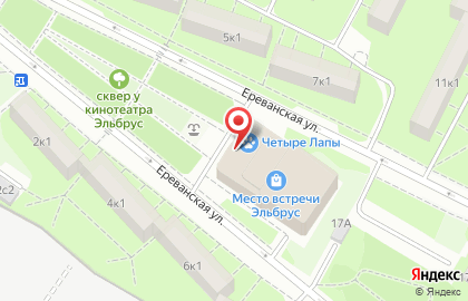 Аптека Неофарм на метро Кантемировская на карте