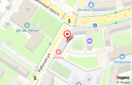Агентство недвижимости Вертикаль на Революционном проспекте на карте