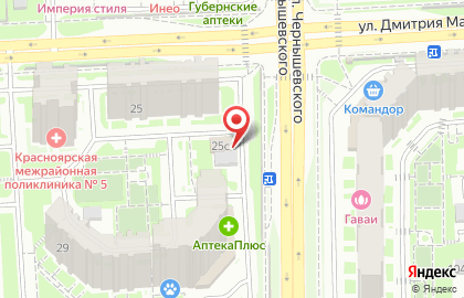 Абаюд на улице Дмитрия Мартынова на карте