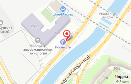 Технический центр Роснефть на Костомаровской набережной на карте