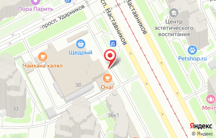 Киоск свежей выпечки на проспекте Наставников, 38а к 1 киоск на карте