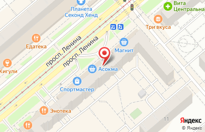Domino`s Pizza в Октябрьском районе на карте