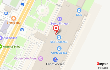 Магазин ювелирной бижутерии в Тракторозаводском районе на карте