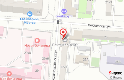 Центр современной хореографии Екатеринбургский театр современной хореографии на карте