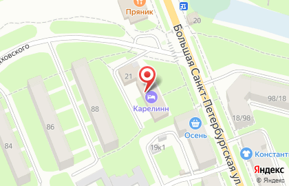 Служба заказа легкового транспорта Везёт на Большой Санкт-Петербургской улице на карте