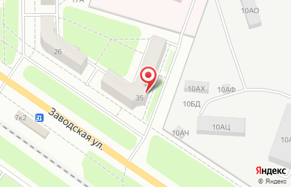 Банкомат СберБанк на Заводской улице на карте
