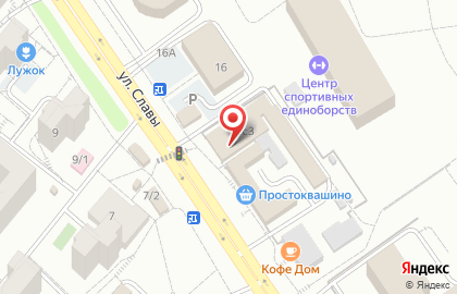 Умка на улице Славы на карте