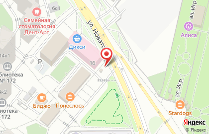 Киоск печатной продукции У метро в Обручевском районе на карте