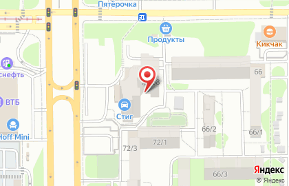Магазин мясной продукции на улице Малиновского на карте