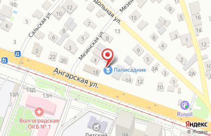 Садовый центр Палисадник в Дзержинском районе на карте