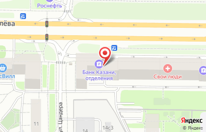 Банк Казани в Москве на карте