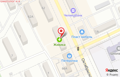 Салон связи Связной на Октябрьской улице на карте