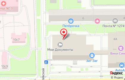 Ресторан быстрого питания Крошка Картошка в Дмитровском районе на карте
