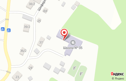 Средняя общеобразовательная школа №35 в Челябинске на карте
