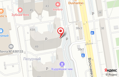 Продуктовый магазин Добрый в Октябрьском районе на карте