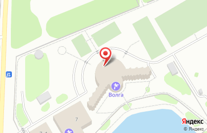 Молодежный центр Волга на карте