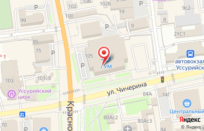 Банкомат ВТБ во Владивостоке на карте