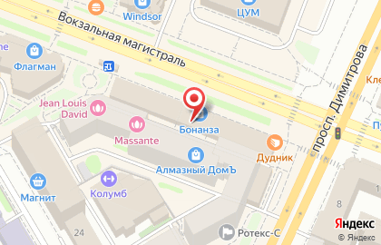 Официальный дистрибьютор Milavitsa Милавица-Новосибирск в ТЦ Бонанза на карте