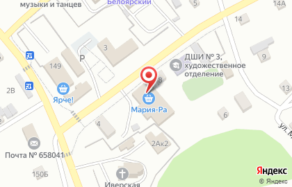 Магазин автотоваров на улице Советов на карте
