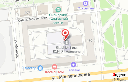 Детская школа искусств №1 им. Ю.И. Янкелевича на карте